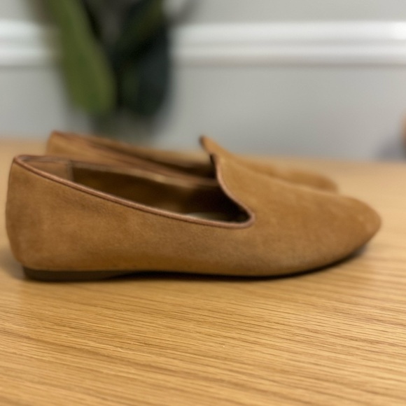 Birdies The Sterling Tan Suede Leather Quilted Slip-On Flats Size 7.5 - Picture 4 of 10